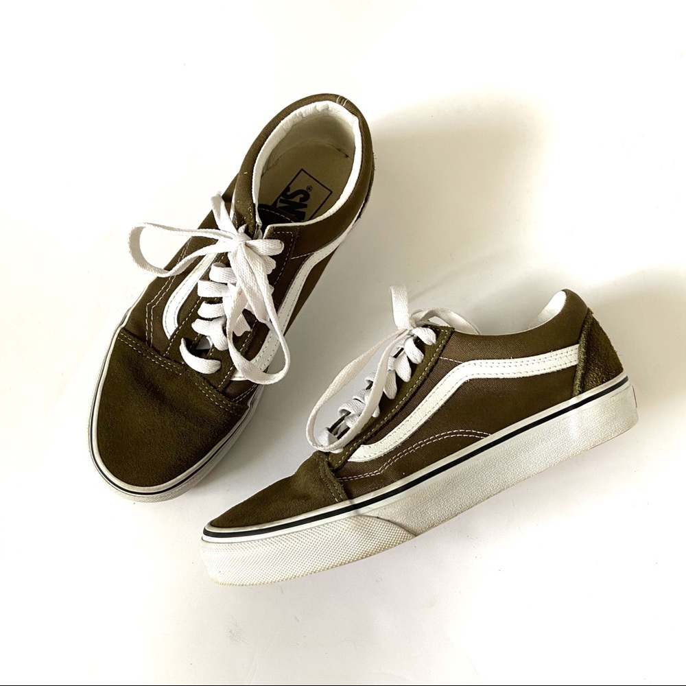 Brown Old School Vans